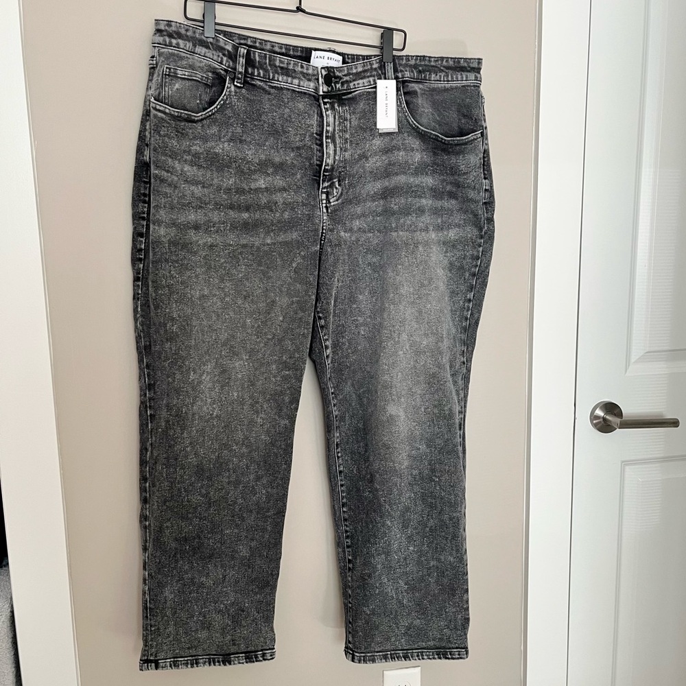 🎄2/$40 Lane Bryant Boyfriend Fit Jean Size 22 Black - New with Tags